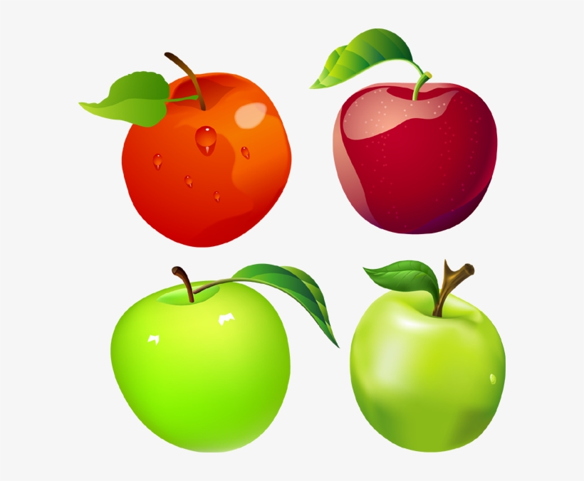 Free Vector Apples Free Download - Free Vector Apple, transparent png download
