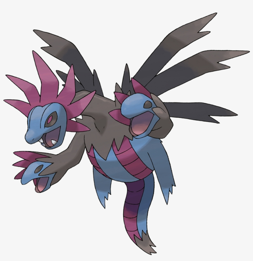 Hydreigon - Pokemon Hydreigon, transparent png download