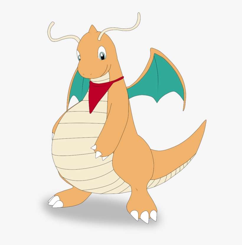 Pregnant Dragonite - Cartoon, transparent png download