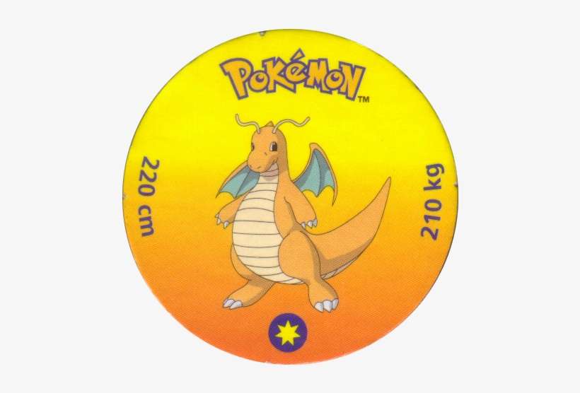 Pokémon 149-dragonite - - Tazos De Pokemon Vaporeon, transparent png download