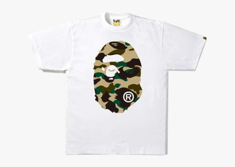 Bape 1st Camo Big Ape Head Tee - Bape Outfits For Boys, transparent png download