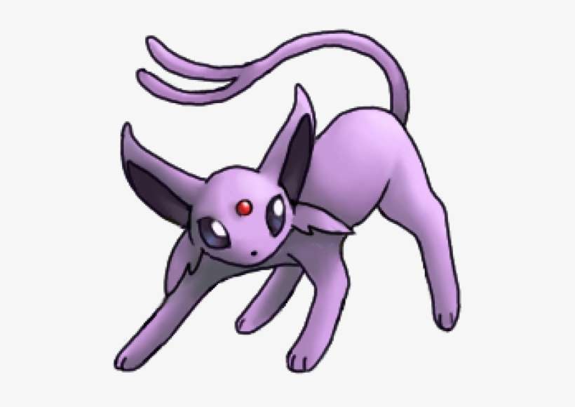 Anime Cat Photo Espeon3-500x500 - Pokemon Espeon, transparent png download