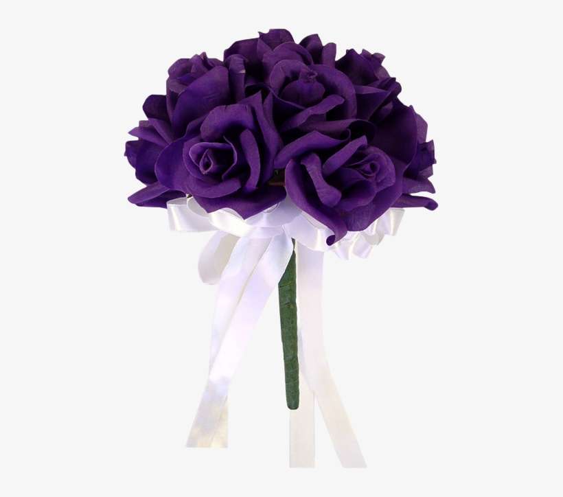 Purple Roses Bouquets - Png Bouquet Of Purple Roses, transparent png download