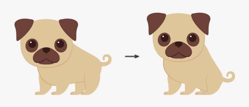 How To Create - Dibujos De Perros Pug, transparent png download