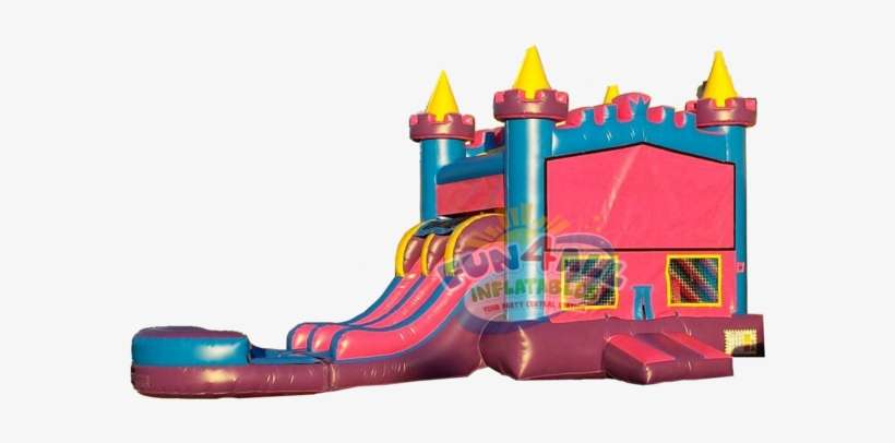 Emoji Queens Dual Lane Water Combo - Barbie Water Slide, transparent png download