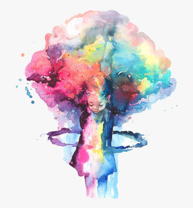 Love Paint Art Artwork Explosive Explosiveart Emotions - Lora Zombie Art Work, transparent png download