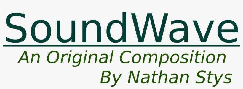 Soundwave Sheet Music Composed By An Original Composition - Human Action, transparent png download