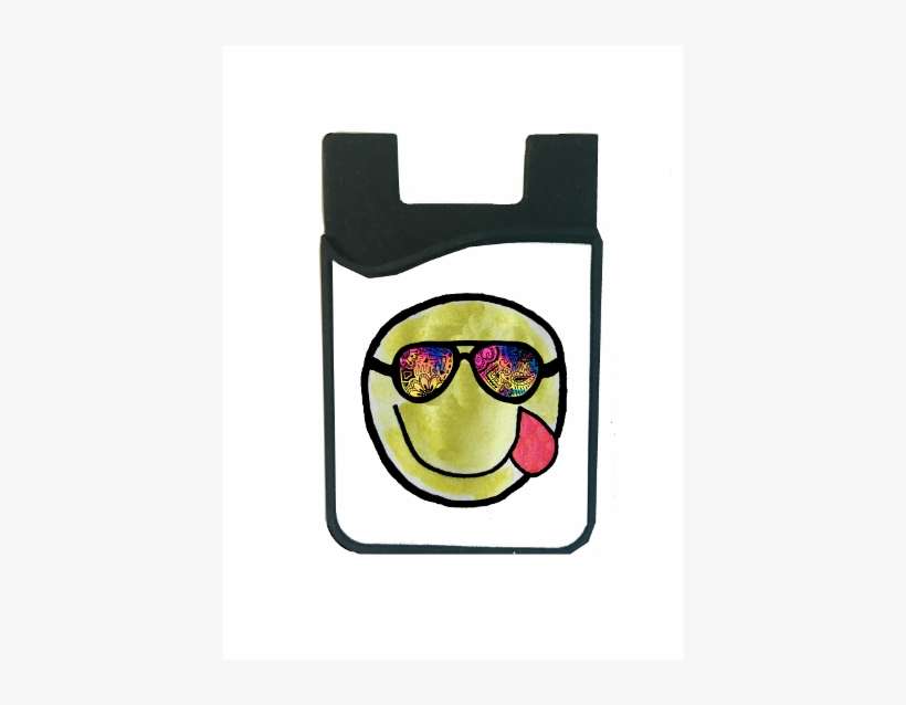 Galaxy Sun Emoji Card Caddy - Emoji, transparent png download