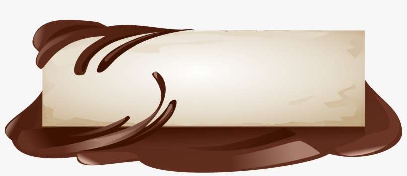 Brown Banner Png Png Freeuse Stock - Chocolate Banner, transparent png download