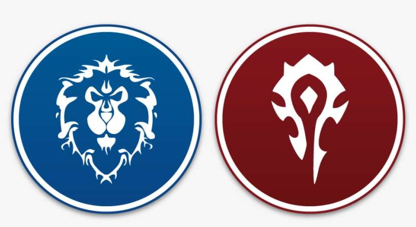 25 Jul - Horde And Alliance Logo, transparent png download