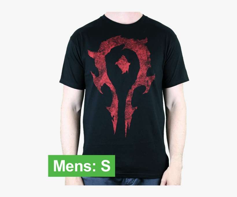 World Of Warcraft - T Shirt Horde Blizzard, transparent png download