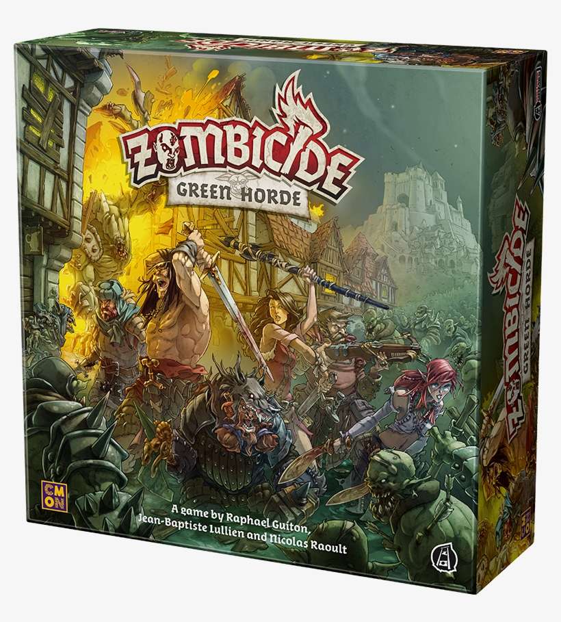 Green Horde - Zombicide Green Horde Kickstarter Board Game, transparent png download