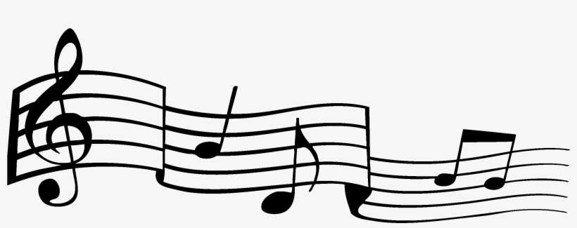 Graphic Black And White Stock Collection Of Notes On - Music Notes Clipart, transparent png download
