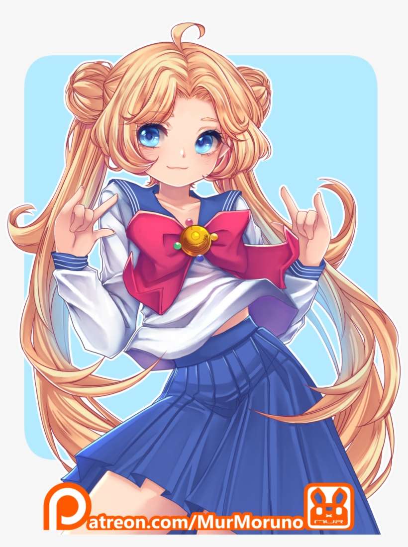 My Earliest Work Of - Sailor Moon Usagi Art, transparent png download