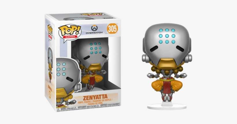 Vinyl Zenyatta - Overwatch Zenyatta Funko Pop, transparent png download