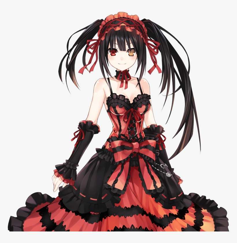Spirit Form - Date A Live Cosplay Costume Tokisaki Kurumi, transparent png download