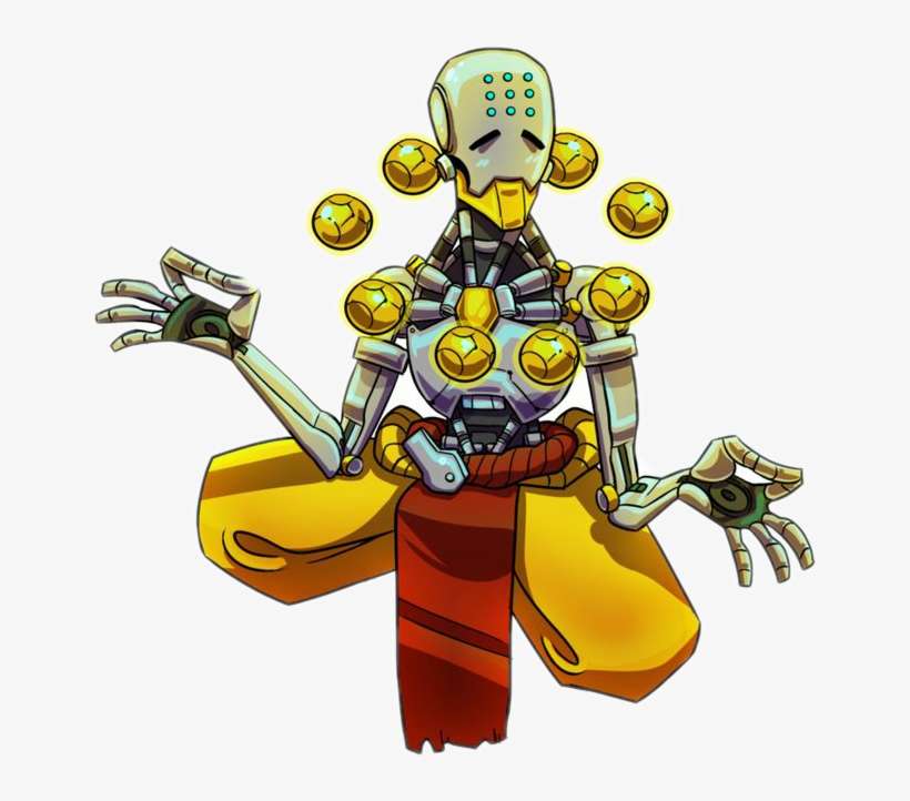 Zenyatta Fan Art Cute, transparent png download