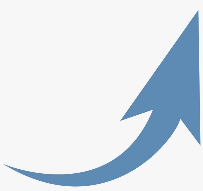 Jpg Black And White Stock Arrow Euclidean Transprent - Flechas Curvas Azules Png, transparent png download