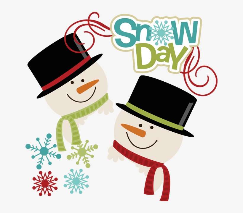 Silhouette Femme At Getdrawings - Snow Day Clipart, transparent png download