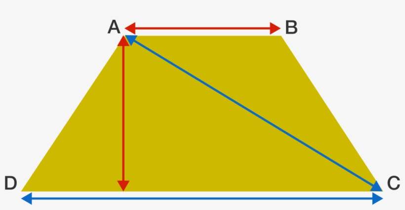 Suppose Abcd A B C D Is An Isosceles Trapezoid With - Triangle, transparent png download