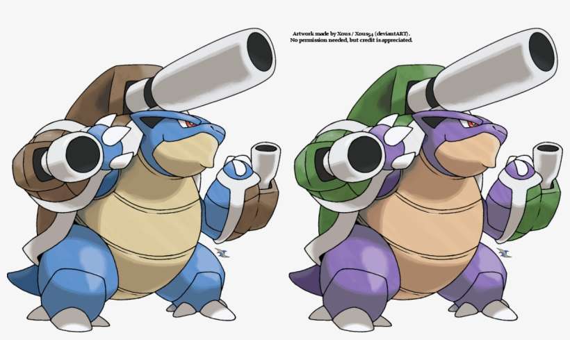 Free Stock Collection Of Free Alcade Clipart Mega Blastoise - Mega Blastoise Pokemon Xy, transparent png download