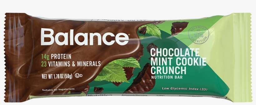 Balance Bar Mint Chocolate Cookie Nutrition, transparent png download