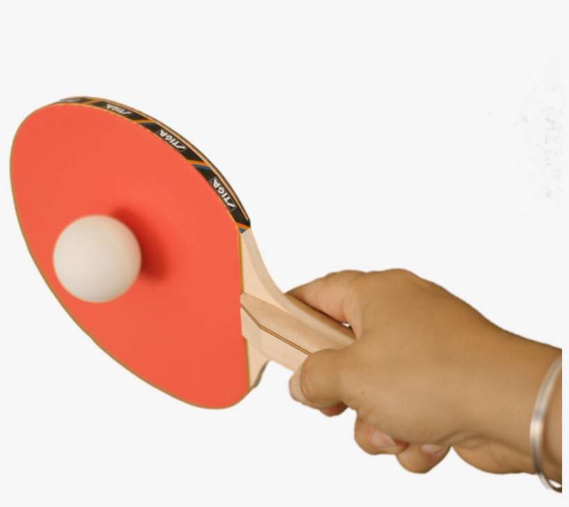 Ping Pong Racket In Hand Png Image - Ping Pong Transparent Background, transparent png download
