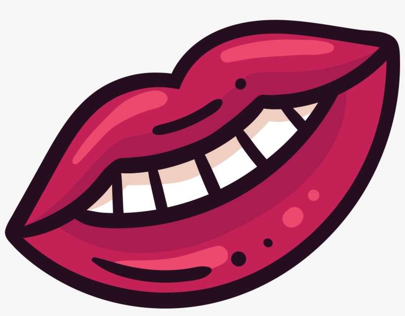 Clipart Mouth Pink Lips Clipart Mouth Pink Lips Transparent - Lip, transparent png download
