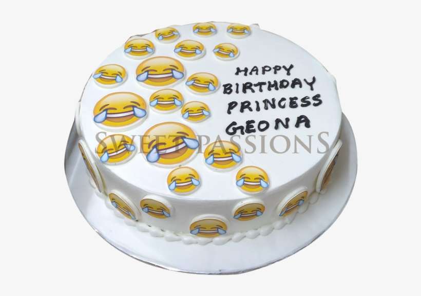 Mix Emojis Cake - Birthday Cake, transparent png download