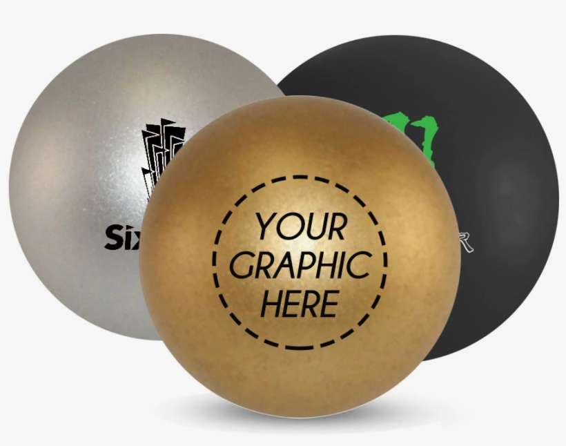 Custom Silver, Gold Or Black Ping Pong Ball - Custom Ping Pong Balls, transparent png download