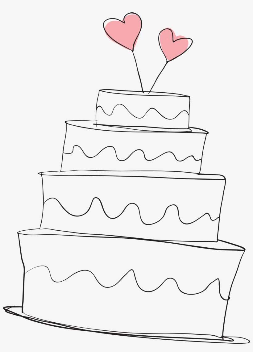 Clipart Freeuse Download Wedding Clip Art Cakes Transprent - Wedding Cake, transparent png download