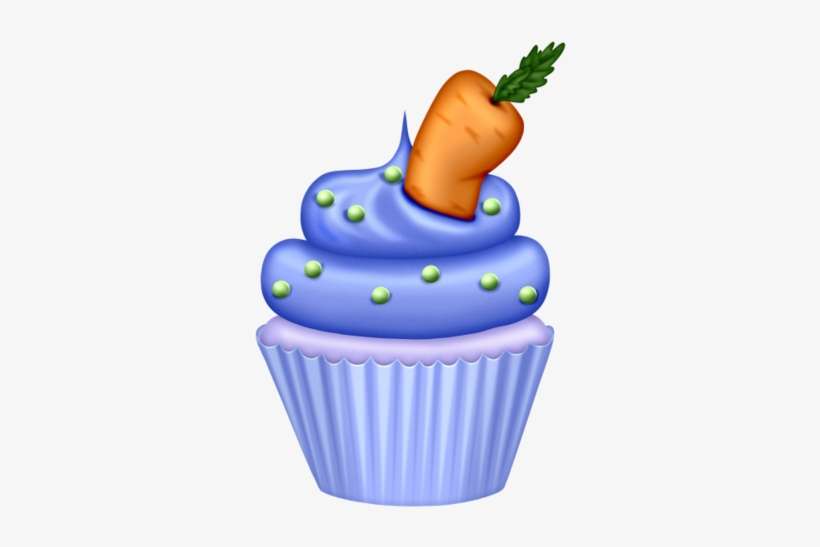 Cupcake Transparent Easter - Easter Cupcake Clipart, transparent png download