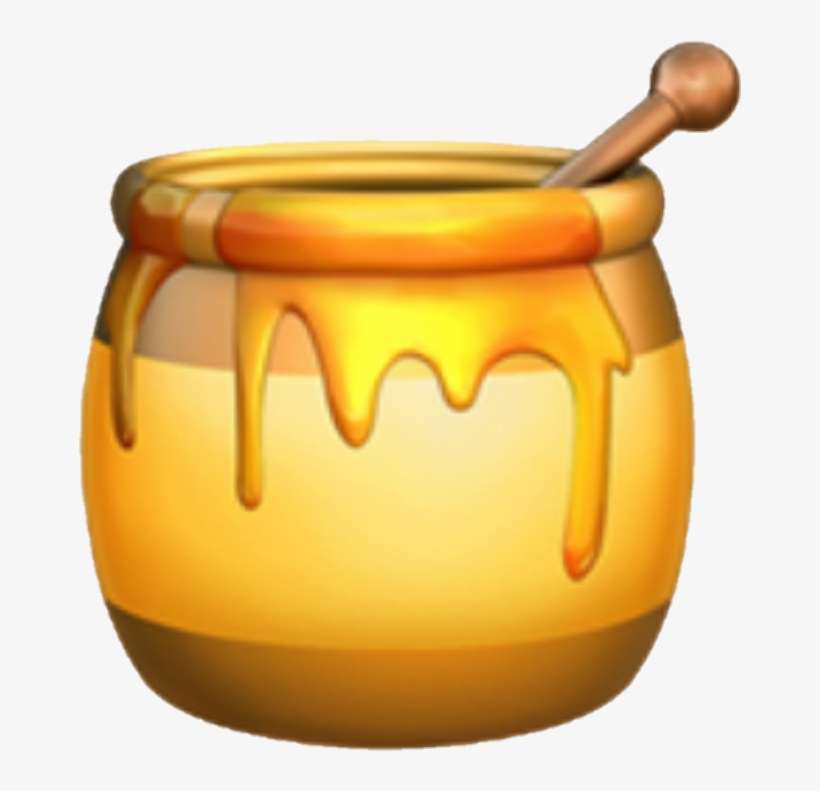 Emojihoneyhoneypot - Honey Emoji Transparent Background, transparent png download