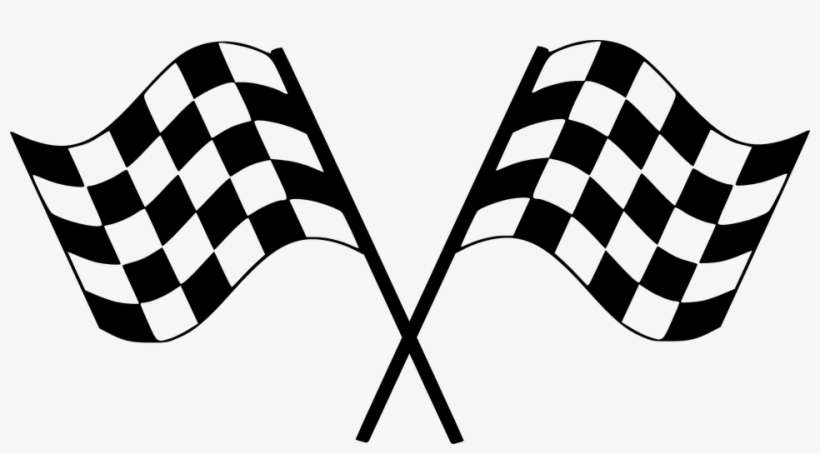 Trippy Vector Checkered - Checkered Flag, transparent png download