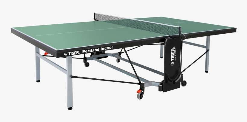 True Ball Bounce - Tiger Pingpong Portland Indoor Table - Ping Pong Table, transparent png download
