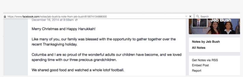 Jeb Bush Announces For President With A Typo - Rick Perry, transparent png download