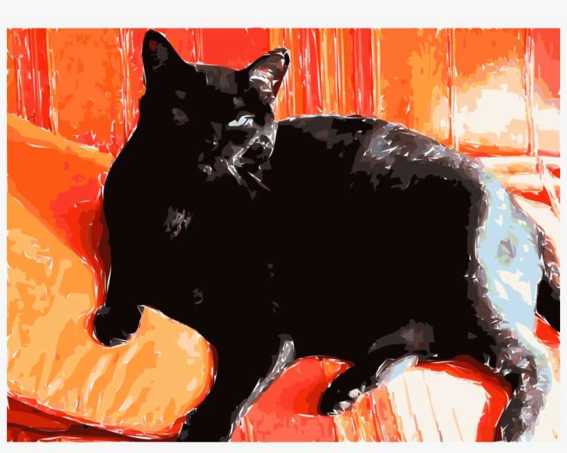 Black Cat Whiskers Computer Icons - Clip Art, transparent png download