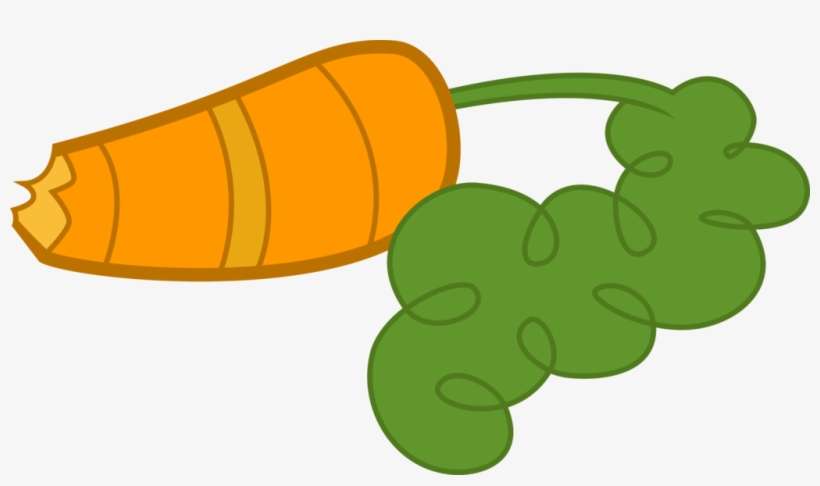 Half Eaten Carrot By The Well Man On Clipart Library - Half Eaten Carrot, transparent png download