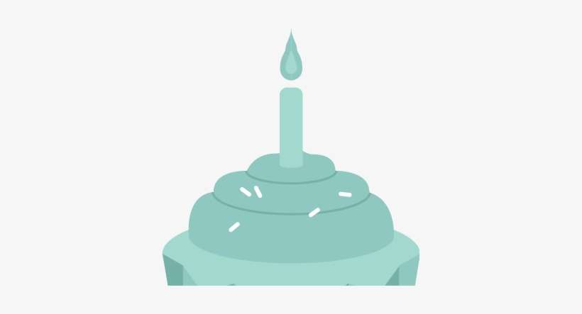 Birthday Cupcake - Square - Joystick, transparent png download