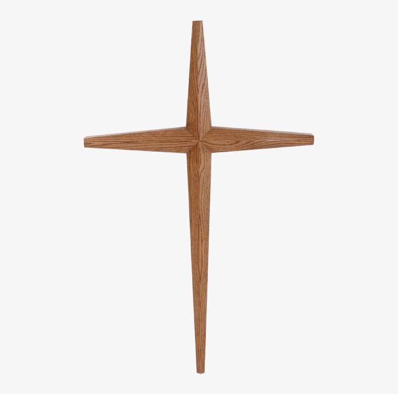 Wall Mounted Starburst Cross - Cross, transparent png download