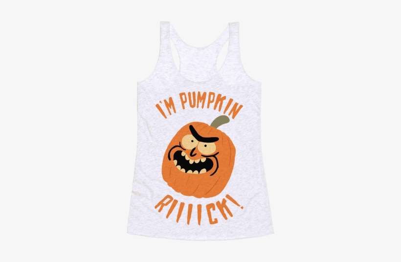I'm Pumpkin Rick Racerback Tank Top - Space Force To Infinity And Beyond, transparent png download