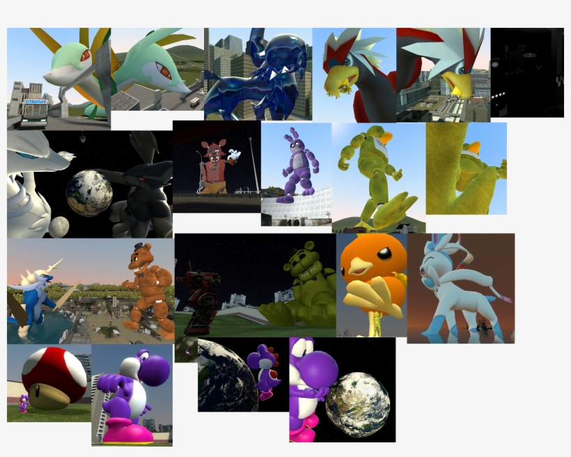 Garry's Mod Collage Art Technology - Macrophilia Fan Art, transparent png download