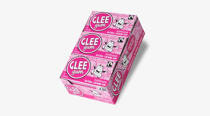 Glee Gum - All Natural Chewing Gum Bubblegum - 16 Pieces, transparent png download