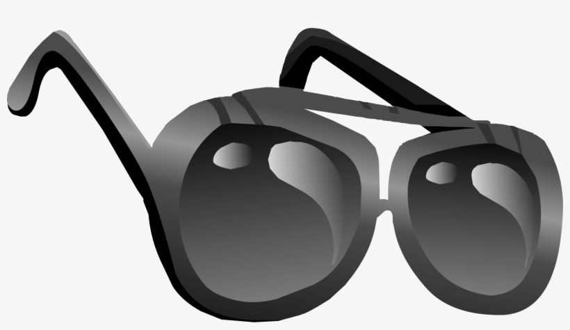 Vector Sunglasses Cop - Club Penguin Sunglasses, transparent png download