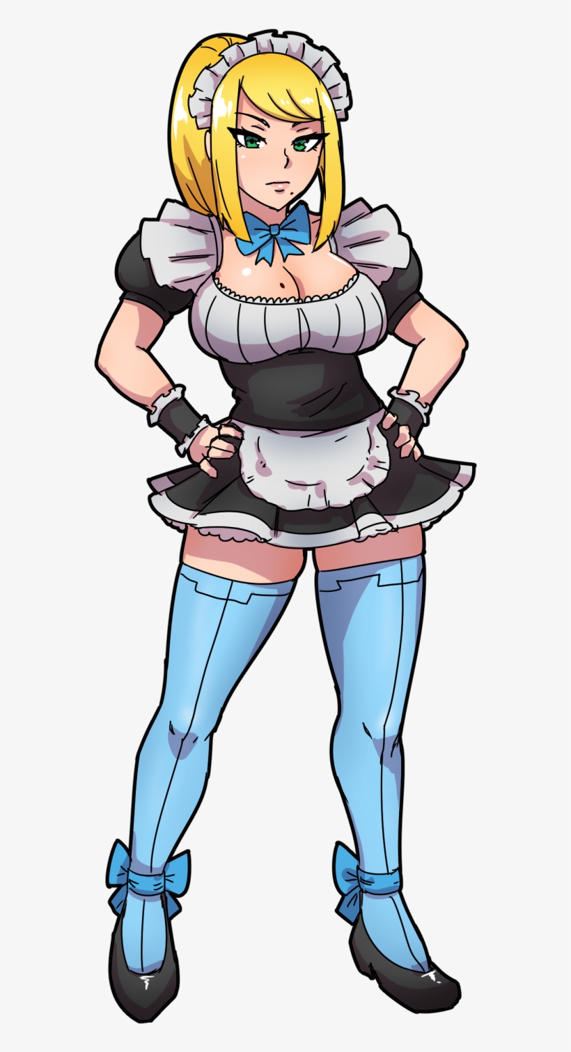 Maid Samus <3 - Samus Aran Akariot, transparent png download