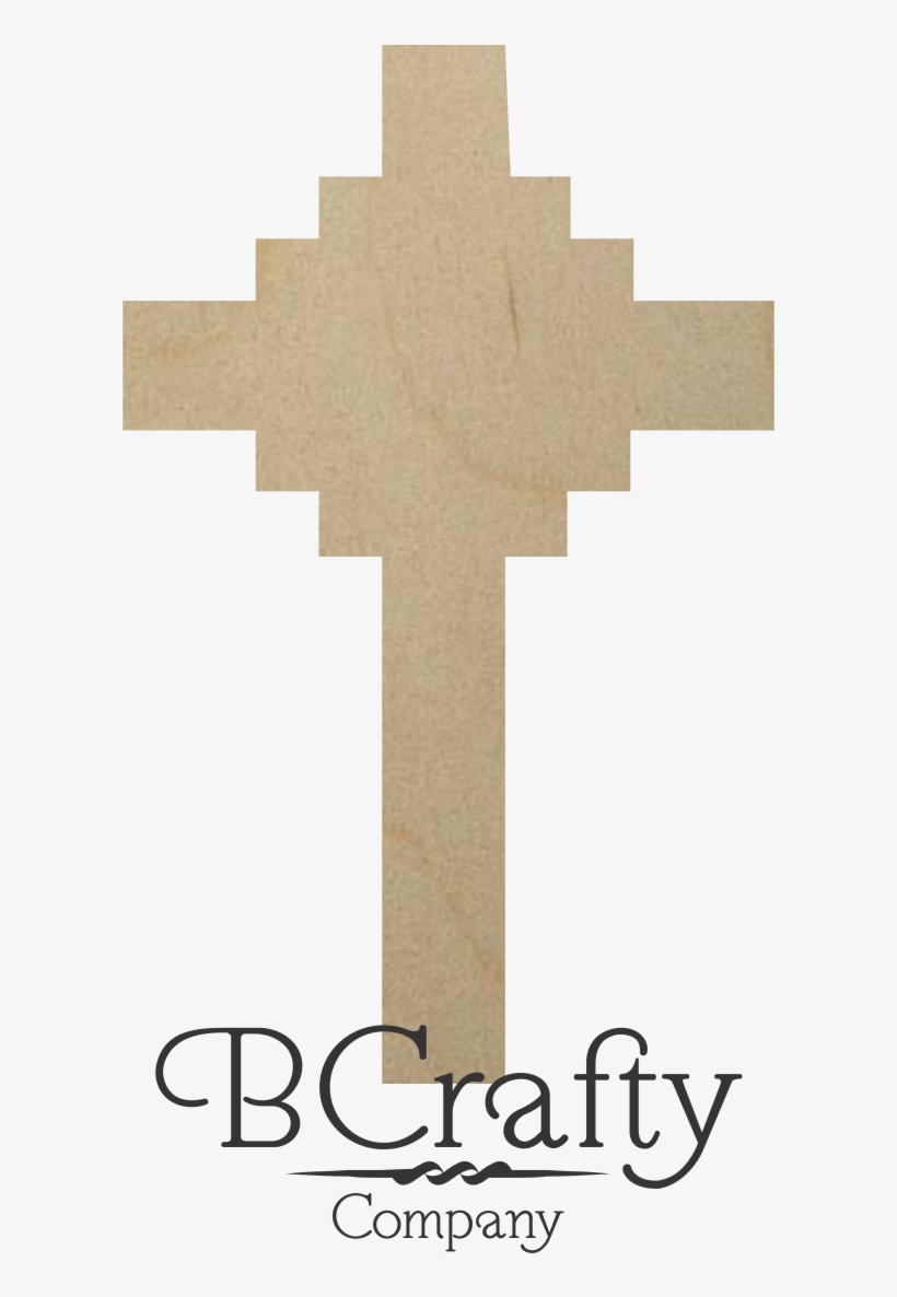 Unfinished Wooden Cross Cutouts - Unfinished Wooden Cross, transparent png download