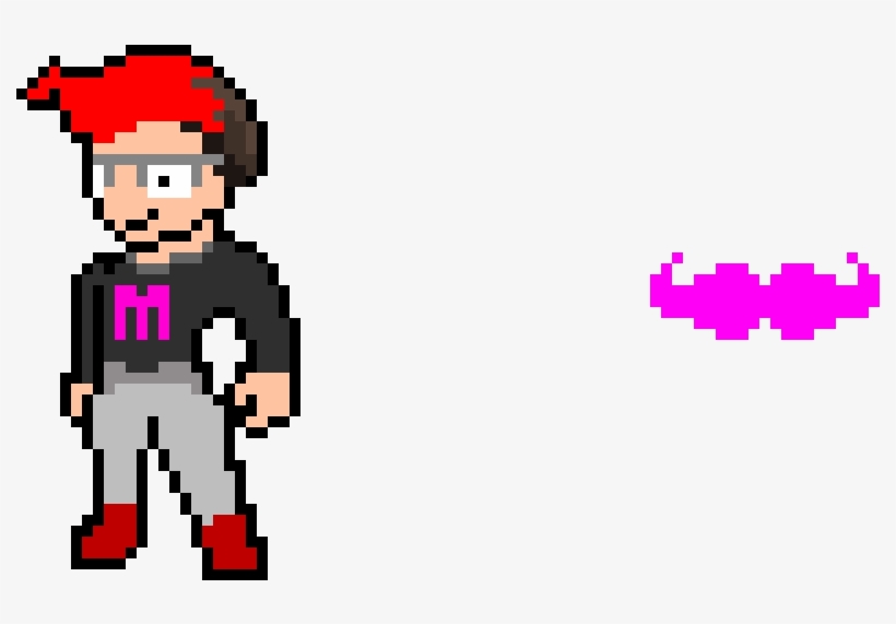 Markiplier - Markiplier Pixel Art, transparent png download