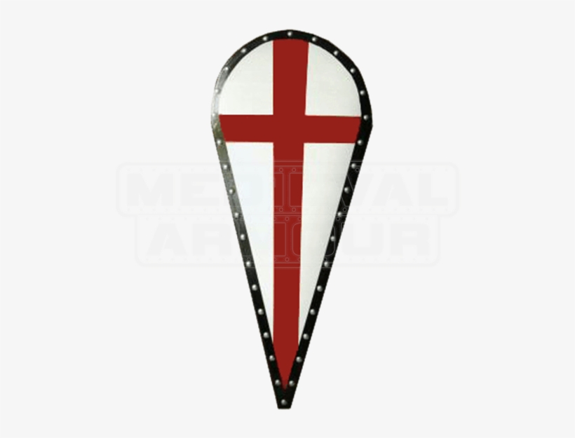 Wooden Red Cross Kite Shield - Kite Shield, transparent png download