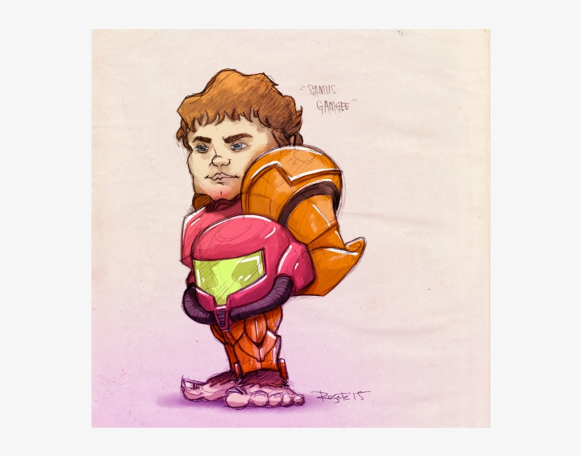 Sketchdailies Samusgamgee - Samus Aran, transparent png download