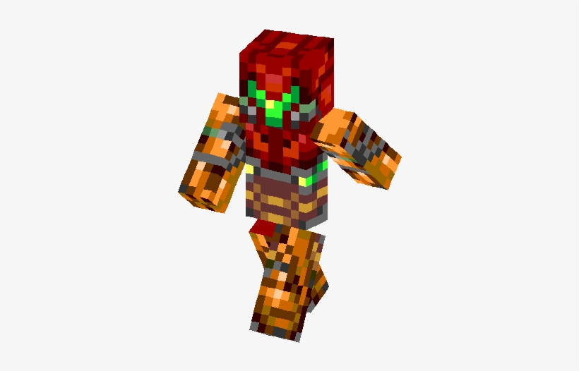 Download Samus Skin - Minecraft | Transparent PNG Download | SeekPNG